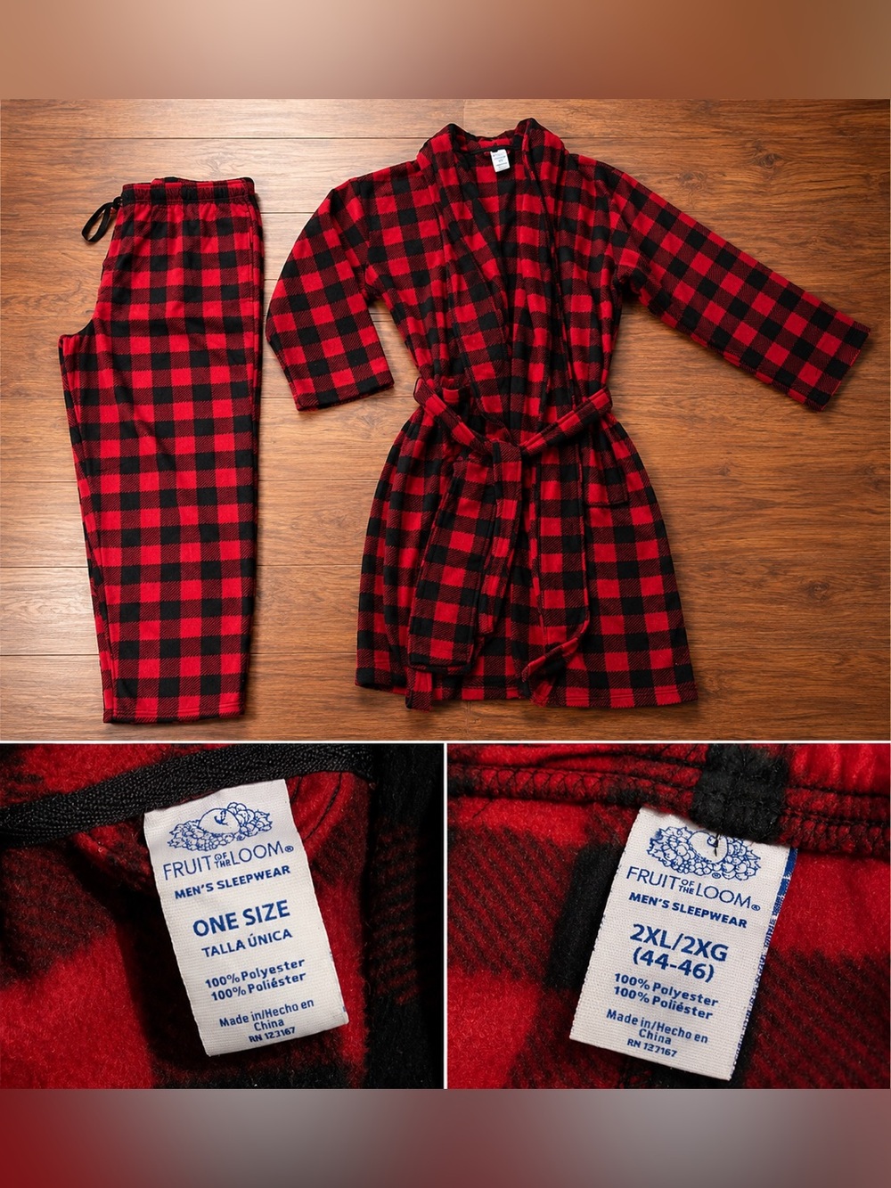 Fruit of the loom sleepwear set
